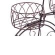Suport pentru 3 ghivece flori Vivatechnix Tricicleta, 60x21x42 cm