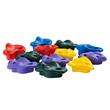 Set 12 pietre de catarat, Multicolor, accesorii prindere incluse, 6 x curele cu clichet, max 105 kg
