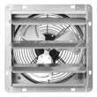 Ventilator evacuare pentru spatii comerciale, Jaluzele automate, carcasa Otel, 25 W, 50 dB