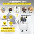 Compresor fara ulei, Vertical, ultra silentios 58 dB, 850W, 40 l, 110 l/min, 8 Bar, 1440 rpm, 2 x manometre