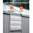 Ventilator evacuare pentru spatii comerciale, Jaluzele automate, carcasa Otel, 25 W, 50 dB