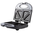 Sandwich maker 750W, Corp si maner izolate termic, indicator luminos, Gri/Negru