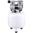 Compresor fara ulei, Vertical, ultra silentios 58 dB, 750W, 40 l, 165 l/min, 8 Bar, 1440 rpm, Alb