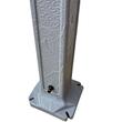 Cismea pentru gradina sau alei, Inaltime 90 cm, gri deschis, robinet inclus