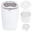 Masina portabila de spalat rufe, Adler 150 W, Alb, capacitate 3 kg, 360 x 370 x 530 mm