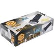 Kit lanterna led UV cu ochelari, Vorel 82756, aluminiu, 255 lm