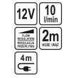 Dus portabil pentru camping Lund 82991, 10l/min, IPX8, 12V