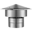 Capac terminal pentru cos de fum, Inox, diametru prindere 150 mm, Inaltime 21.5 cm