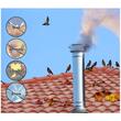 Capac terminal pentru cos de fum, Inox, diametru prindere 150 mm, Inaltime 21.5 cm