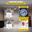 Compresor fara ulei, Vertical, ultra silentios 58 dB, 750W, 35 l, 165 l/min, 8 Bar, 1440 rpm, Alb