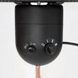 Ventilator cu stativ din lemn, protectie metalica, 45 cm, 60 W, 3 viteze, Negru