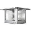 Capac terminal patrat pentru cos de fum, Inox, 332 x 229 mm