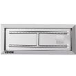Arzator incastrabil, Vevor, 51 x 20 x 5 cm, Inox, pentru Interior/Exterior, Gaz propan
