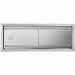Arzator incastrabil, Vevor, 80 x 30 x 5 cm, Inox, pentru Interior/Exterior, Gaz propan