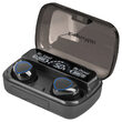 Casti On the ear, Bluetooth, Wireless, diametru difuzor 8 mm, functie Powerbank, Etui incarcare, Negru