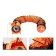 Ventilator portabil cu tubulatura pentru extragere fum, aer cald, 900 W, lungime tub 5 m, 8800 m3/h, IP 44, diametru 406.4 mm