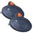 Set 2 ventuze cu pompa vid, manipulare placi ceramice, sticla, diametru 203 mm, capacitate 99 kg
