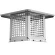 Capac terminal patrat pentru cos de fum, Inox, 229 x 229 mm