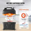 Aspirator umed/uscat, 1200 W, capacitate 15 l, lungime furtun 1.8 m