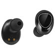 Casti On the ear, Bluetooth, Wireless, diametru difuzor 8 mm, functie Powerbank, Etui incarcare, Negru