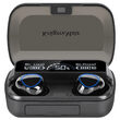 Casti On the ear, Bluetooth, Wireless, diametru difuzor 8 mm, functie Powerbank, Etui incarcare, Negru