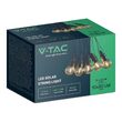 Ghirlanda solara 10 led, 5W, lungime 12m, 3000K