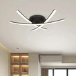 Plafoniera led, 2130 lm, 20W, 3000K, 460 x 410 x 125 mm, Otel, Negru