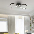 Plafoniera led, Negru, 3000k, 2560 lm, 24W, IP20, dimensiune 525 x 185 x 80 mm