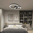 Plafoniera led, 2130 lm, 20W, 3000K, 450 x 105mm, Aluminiu, Negru