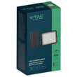 Proiector led cu incarcare solara 10 W, 800 lm, 4000K, IP65, Aluminiu