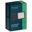 Proiector led cu incarcare solara 6W, 400 lm, 6400K, IP65, Aluminiu