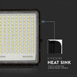 Proiector led cu incarcare solara 30 W, 2300 lm, 6400K, IP65, Aluminiu