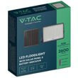 Proiector led cu incarcare solara 30 W, 2300 lm, 6400K, IP65, Aluminiu