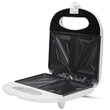 Sandwich maker 750W, Corp si maner izolate termic, indicator luminos, Alb