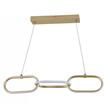 Pendul led 20 W, 1200 lm, 180-240V, Auriu, IP20, 120 x 67 cm
