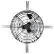 Ventilator de mansarda, Termostat inteligent, 38 cm, Metal, Debit 2208.7 m³/h