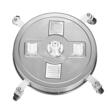 Curatitor pavaje cu perie pentru masina de spalat cu presiune, 105-275 Bar, 7-23 l/min, Diametru 535 mm, Inox