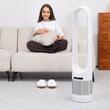 Ventilator turn, Filtru Hepa, 30 W, Oscilatie, 8 viteze, Alb, 55 dB, Telecomanda