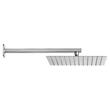 Set de dus, Montaj incastrat, Inox, Argintiu, Cap dus patrat 30 cm, Dimensiune 555 x 300 x 70 mm