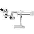 Microscop stereo trinocular, Profesional, Zoom 3.5-90x, rotativ la 360 de grade, inclinat la 45 de grade