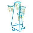 Suport cu 3 cosuri de baschet 940-1400 mm, pentru copii, 3 x minge, 1 x pompa
