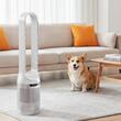 Ventilator turn fara lame, Oscilant 65 grade, 12 x viteze, Temporizator 8H, Silentios 34 dB, 37 W, Alb
