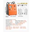 Aparat aerisire frana, manometru si pompa aer incorporate, electric 220 V, 0.6-3 Bar, 7 x adaptoare cilindru