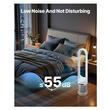 Ventilator turn, Filtru Hepa, 30 W, Oscilatie, 8 viteze, Alb, 55 dB, Telecomanda