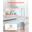 Ventilator turn fara lame, Oscilant 65 grade, 12 x viteze, Temporizator 8H, Silentios 34 dB, 37 W, Alb