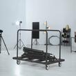 Carucior pentru transport placi gips-carton, maxim 816 Kg, 10 placi, Otel, 4 x roti, 1150 x 740 x 995 mm
