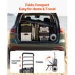 Carucior pentru nisip cu roti mari gonflabile, Pliabil, Capacitate 75 kg, Pompa, inaltime reglabila 855-1150 mm
