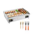 Plita electrica, Plancha Inox 4400 W, suprafata de gatit Neteda 725 x 400 mm, control reglabil al temperaturii 50-300°C