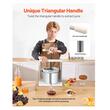 Presa manuala pentru struguri si fructe moi, Capacitate 5 l, Inox, 300x225x660 mm