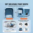 Cabina de vopsit gonflabila, dimensiune 3 x 2.5 x 2.5 m, 1 x suflanta 550 W, Impermeabila, PVC, sistem filtrare, Debit de aer 850 m³/min
